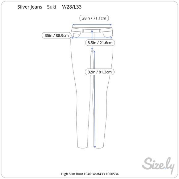 Silver Jeans Suki High Slim Boot Cut Jeans - Picture 3 of 6